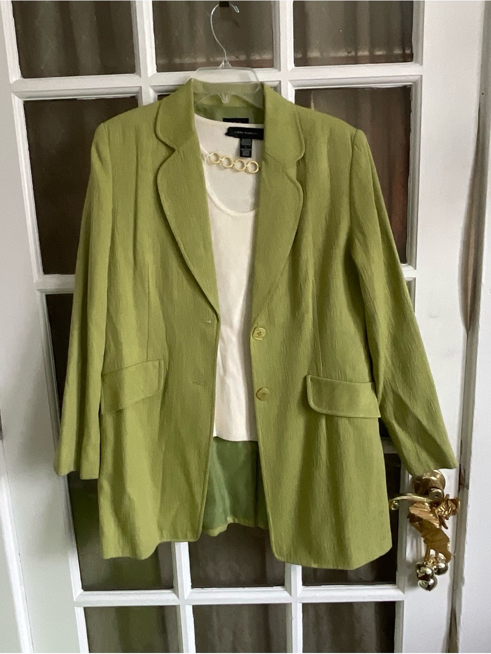 Cable & Gauge Olive Green Women's Blazer Jacket